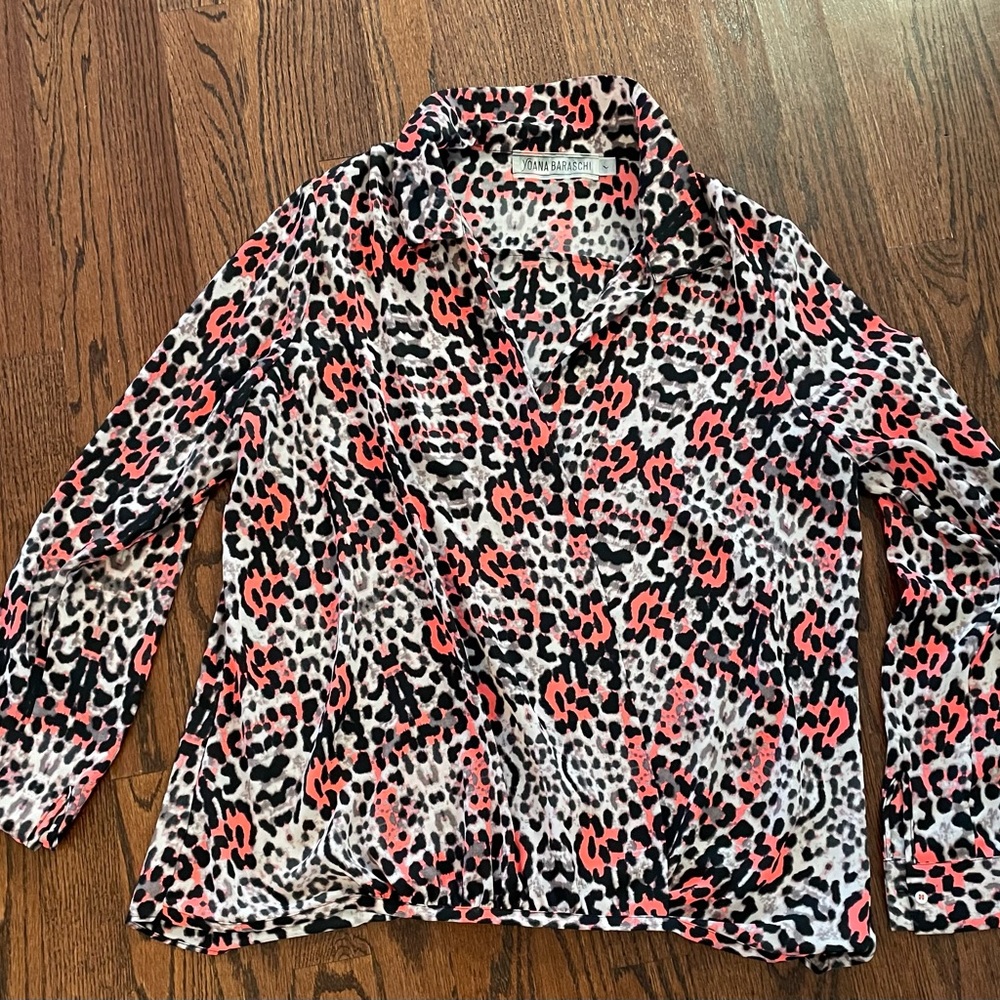 Yoana Baraschi Leopard Blouse